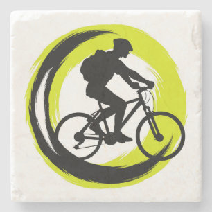Dessous-de-verre En Pierre Vélos / Vélos Amusement d'équitation en été