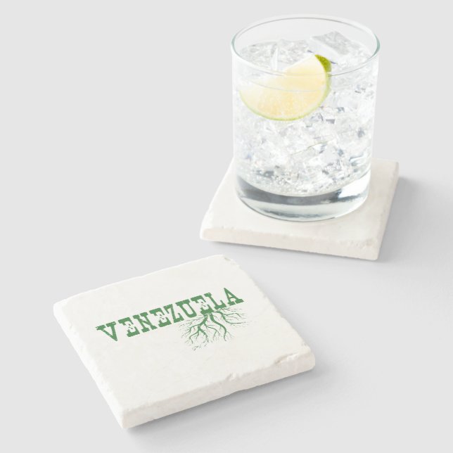 Dessous-de-verre En Pierre Vénézuéla racine mot art vénézuélien racine (Côté)