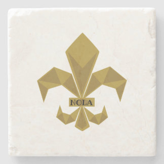 Dessous-de-verre En Pierre Ventilateurs NOLA Tout Occassion Cadeau FLeur-de-L