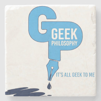 Dessous-de-verre En Pierre Verre à Shot de Philosophie Geek
