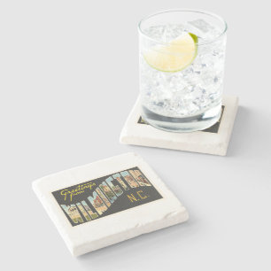 Dessous-de-verre En Pierre Vieille carte postale vintage de Wilmington la