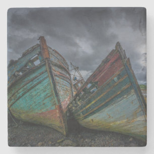 Dessous-de-verre En Pierre Vieux bateaux de pêche
