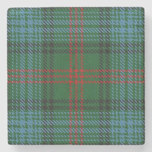 Dessous-de-verre En Pierre Vieux tartan écossais de chasse de Ross de clan d