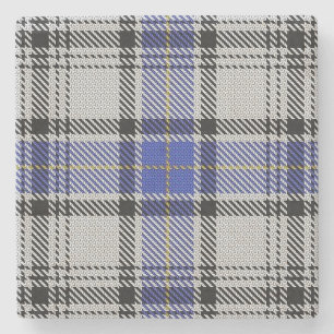 Dessous-de-verre En Pierre Vieux tartan écossais de Hannay de clan de taverne
