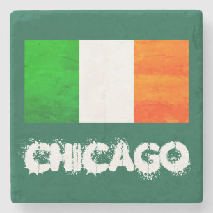 Dessous-de-verre En Pierre Ville venteuse Chicago Patrimoine Irlandais