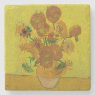 Dessous-de-verre En Pierre Vincent Van Gogh 15 Peinture de tournesols