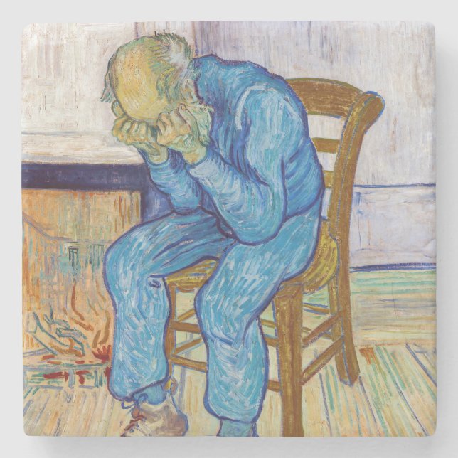 Dessous-de-verre En Pierre Vincent van Gogh - À la porte de l'éternité (Devant)