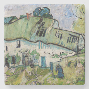Dessous-de-verre En Pierre Vincent van Gogh - Ferme avec deux personnages