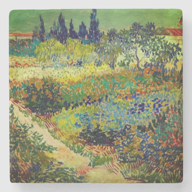 Dessous-de-verre En Pierre Vincent Van Gogh Garden (Devant)