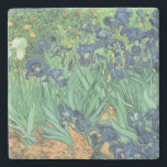 Dessous-de-verre En Pierre Vincent van Gogh | Irises, 1889<br><div class="desc">Irises,  1889 | par Vincent van Gogh | Lieu de l'art : J. Paul Getty Museum,  Los Angeles,  États-Unis | Artiste néerlandais | Numéro de collection d'images : BAL40070</div>