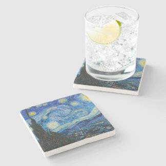 Dessous-de-verre En Pierre Vincent Van Gogh La Nuit étoilée