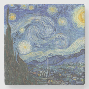 Dessous-de-verre En Pierre Vincent van Gogh  La Nuit étoilée, juin 1889