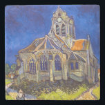 Dessous-de-verre En Pierre Vincent van Gogh - L'église d'Auvers<br><div class="desc">L'église d'Auvers / l'Eglise à Auvers-sur-oise par Vincent Van Gogh en 1890</div>