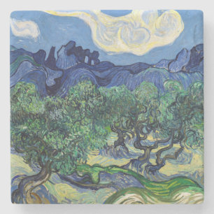 Dessous-de-verre En Pierre Vincent van Gogh - Oliviers avec les Alpilles