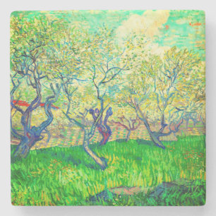 Dessous-de-verre En Pierre Vincent van Gogh Orchard à Blossom