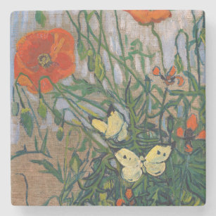 Dessous-de-verre En Pierre Vincent van Gogh - Papillons et papillons