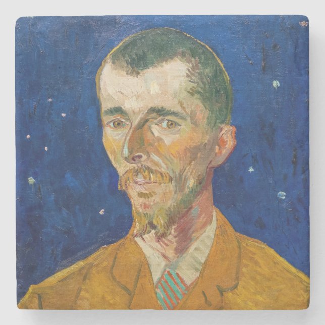 Dessous-de-verre En Pierre Vincent Van Gogh - Portrait d'Eugene Boch, Arles (Devant)