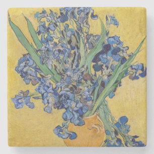 Dessous-de-verre En Pierre Vincent van Gogh - Vase avec iris