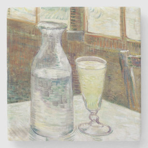 Dessous-de-verre En Pierre Vincent Van Gogh Vie Toujours Avec Absinthe Fine A