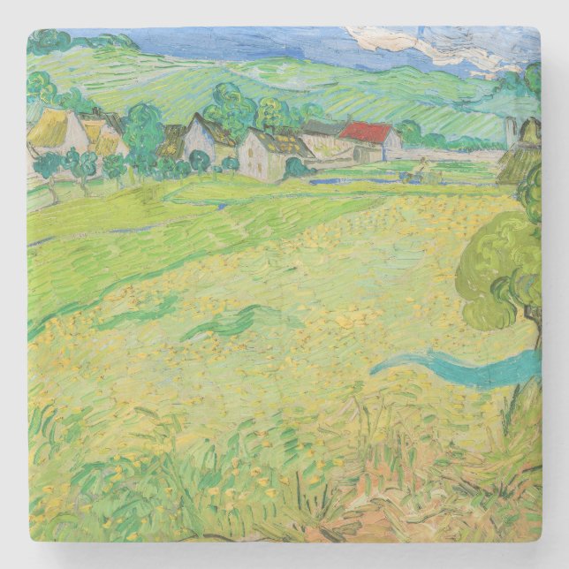 Dessous-de-verre En Pierre Vincent van Gogh - Vue des Vessenots près d'Auvers (Devant)