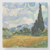 Vincent Van Gogh Wheat Field With Cypresses