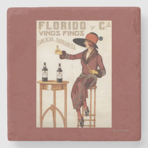 Dessous-de-verre En Pierre Vins de Florido Finos - Sanlucar de Barrameda