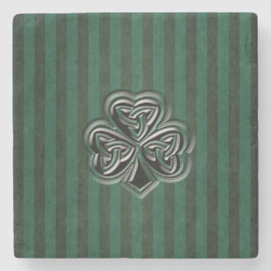 Dessous-de-verre En Pierre Vintage grundge shamrock irlandais chanceux