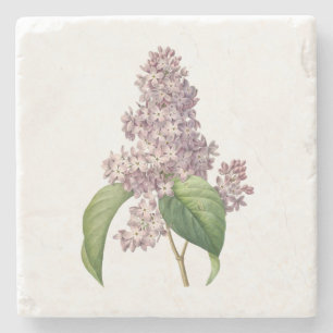 Dessous-de-verre En Pierre Vintage Lilac Fleur Vintage Ami Mère Cadeau