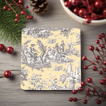 Dessous-de-verre En Pierre Vintage noir jaune toile de jouy motif<br><div class="desc">Vintage noir jaune toile de jouy imprimé Dessous de verre en pierre. Ce Dessous de verre en pierre vintage de toile de jouy s'inspire des magnifiques décors de paysages romantiques français. Ces tirages de Toile sophistiqués sont une rage permanente en ce moment, de beaux designs qui apportent la beauté naturelle...</div>