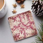 Dessous-de-verre En Pierre Vintage rouge rose motif<br><div class="desc">Dessous de verre en pierre imprimé vintage rose de toile de jouy. Ce Dessous de verre en pierre vintage de toile de jouy s'inspire des magnifiques décors de paysages romantiques français. Ces tirages de Toile sophistiqués sont une rage permanente en ce moment, de beaux designs qui apportent la beauté naturelle...</div>
