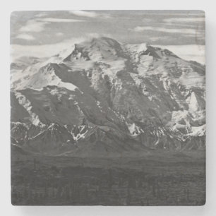 Dessous-de-verre En Pierre Vintage USA Alaska Mt Mckinley