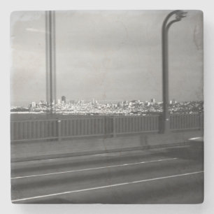 Dessous-de-verre En Pierre Vintage USA San Francisco Golden Gate Bridge