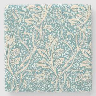 Dessous-de-verre En Pierre Vintage William Morris Arcadia Floral Sans Couture