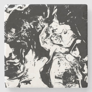 Dessous-de-verre En Pierre Visages Abstraits Art incident