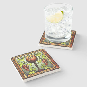 Dessous-de-verre En Pierre Vivid Art Vin Dessous de verre 04