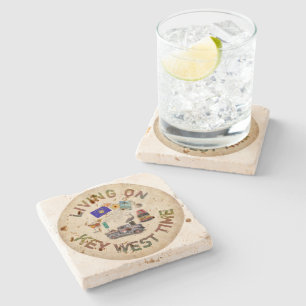 Dessous-de-verre En Pierre Vivre à Key West Time