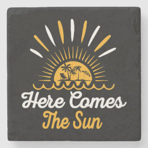 Dessous-de-verre En Pierre Voici venir le soleil