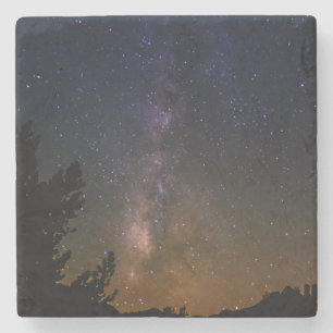 Dessous-de-verre En Pierre Voie lactée ciel nocturne, Californie