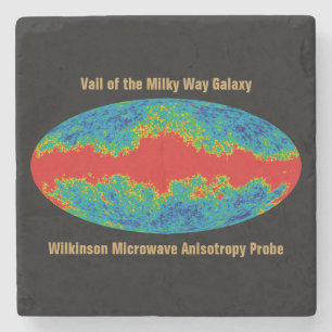 Dessous-de-verre En Pierre Voile Galaxy Voie Lactée sur l'univers WMAP