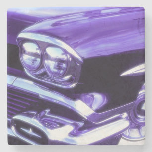 Dessous-de-verre En Pierre Voiture classique : Chevrolet 1958