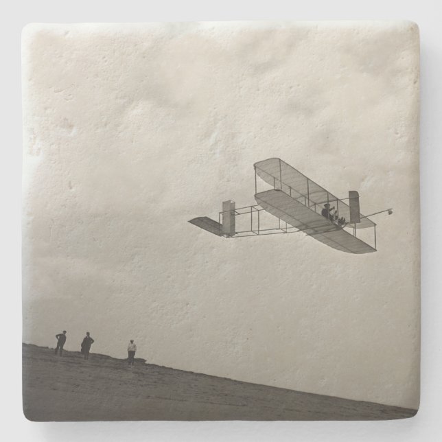 Dessous-de-verre En Pierre Vol Aviation De Test De Planeur Frères Wright (Devant)