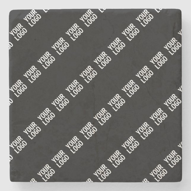Dessous-de-verre En Pierre Votre logo, votre design ou votre photo en diagona (Devant)