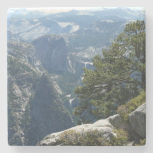 Dessous-de-verre En Pierre Vue de Yosemite Mountain dans le parc national de
