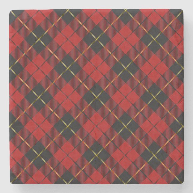 Dessous-de-verre En Pierre Wallace Tartan (Devant)