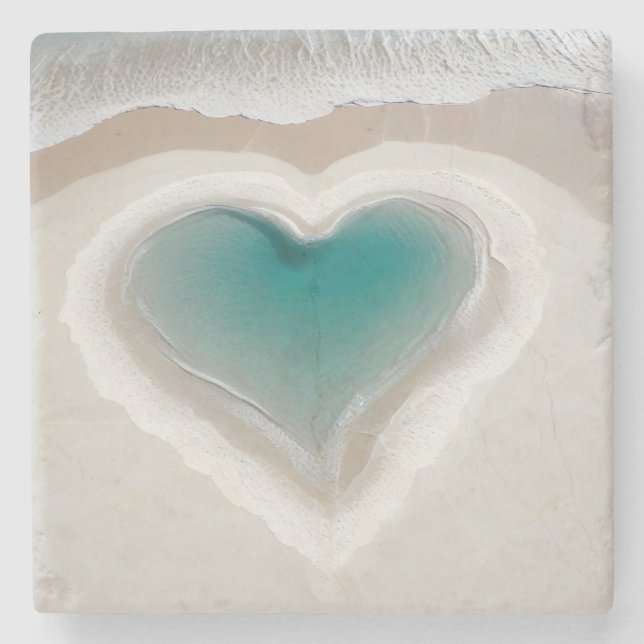 Dessous-de-verre En Pierre Warm and Inviting Heart (Devant)