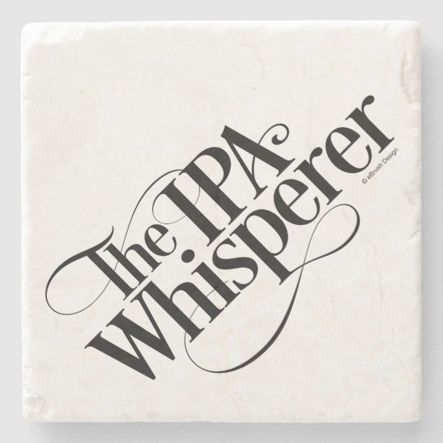 Dessous-de-verre En Pierre Whisperer IPA (Devant)