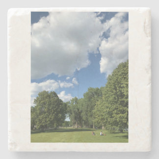 Dessous-de-verre En Pierre WI Cottonwoods en Dessous de verre de pierre d'été