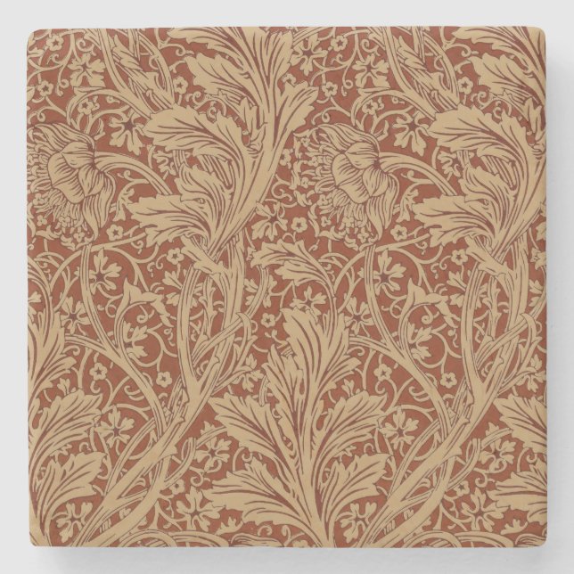Dessous-de-verre En Pierre William Morris Arcadia Floral Garden Flower Classi (Devant)