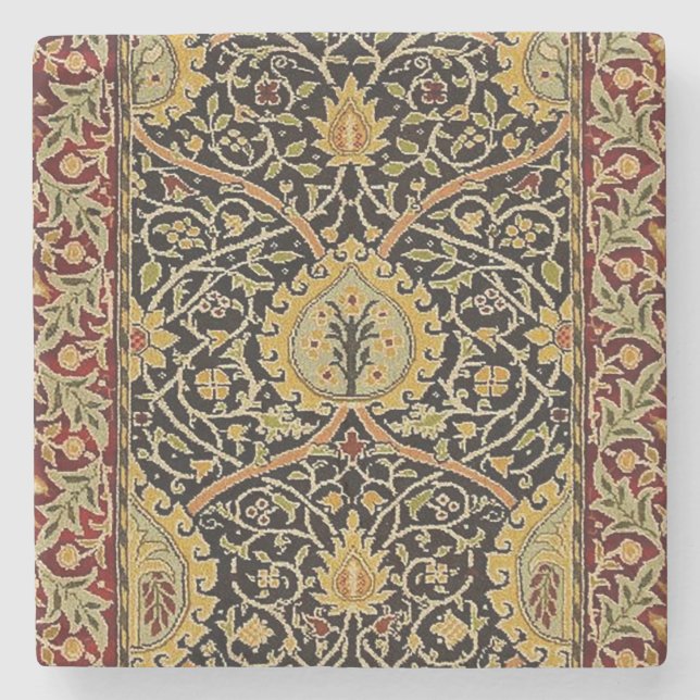 Dessous-de-verre En Pierre William Morris Classique Tapis Art Design d'impres (Devant)