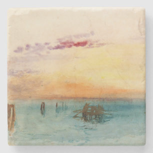 Dessous-de-verre En Pierre William Turner - La lagune près de Venise au couch